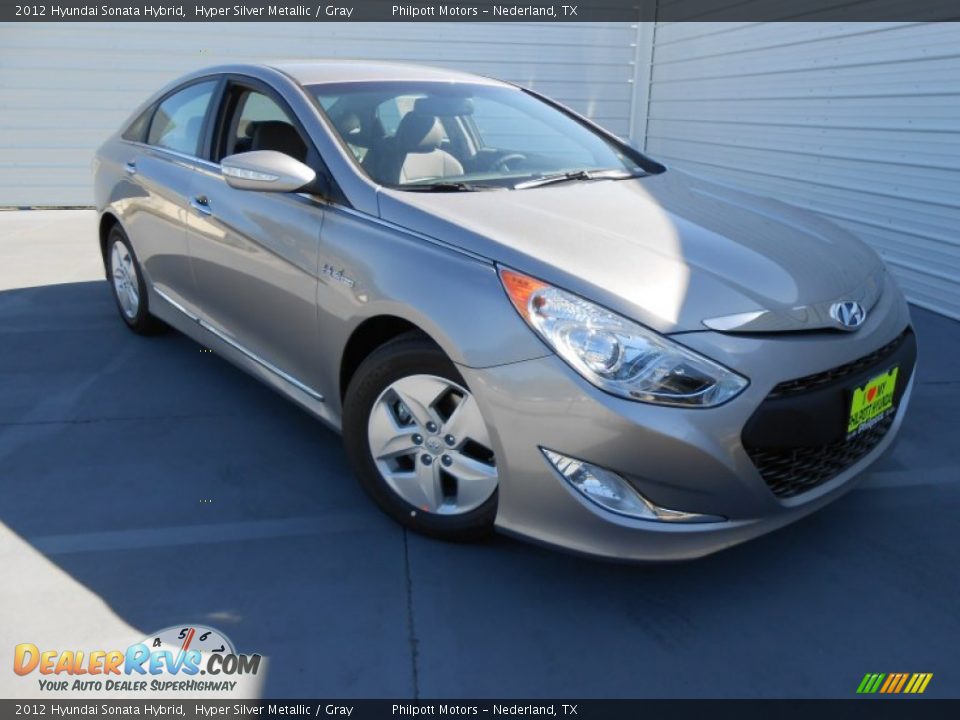 2012 Hyundai Sonata Hybrid Hyper Silver Metallic / Gray Photo #1
