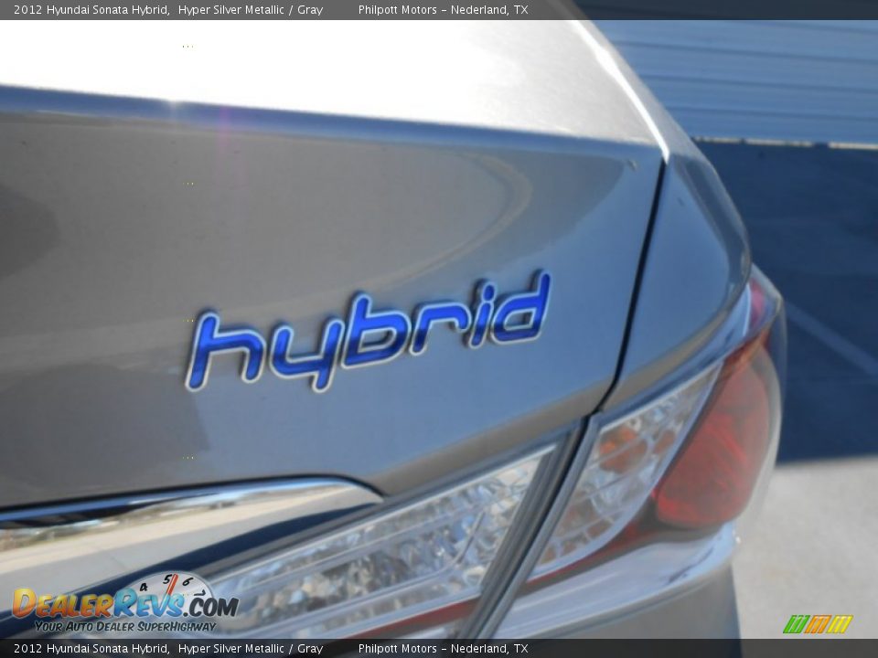 2012 Hyundai Sonata Hybrid Hyper Silver Metallic / Gray Photo #8
