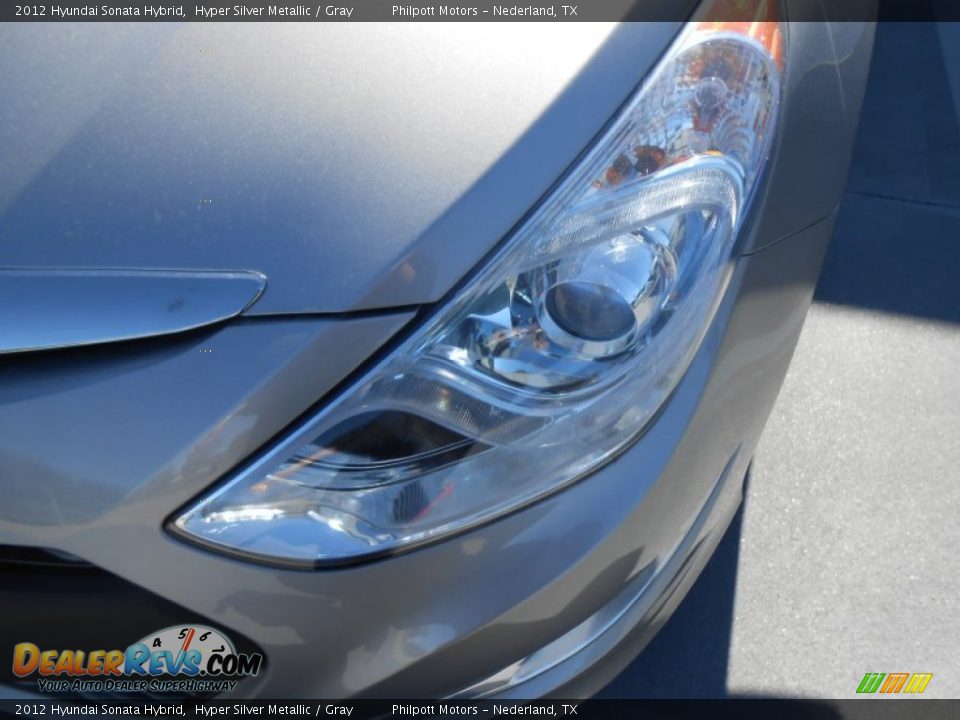 2012 Hyundai Sonata Hybrid Hyper Silver Metallic / Gray Photo #12