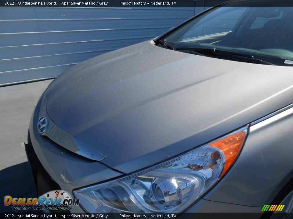 2012 Hyundai Sonata Hybrid Hyper Silver Metallic / Gray Photo #13