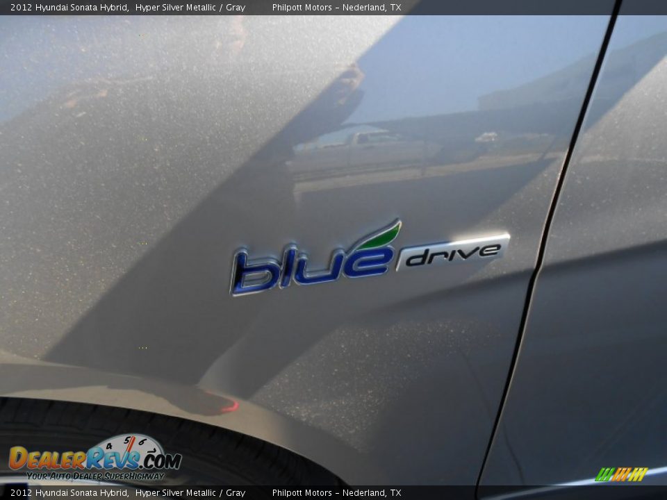 2012 Hyundai Sonata Hybrid Hyper Silver Metallic / Gray Photo #15