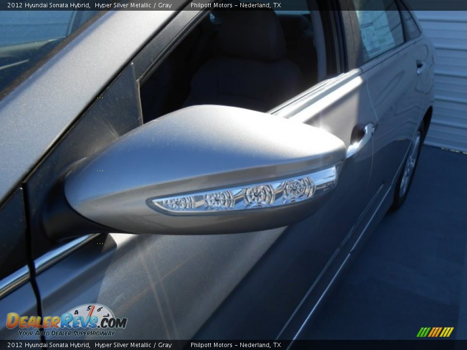 2012 Hyundai Sonata Hybrid Hyper Silver Metallic / Gray Photo #16