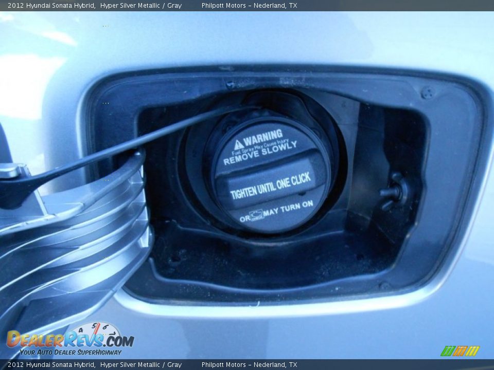 2012 Hyundai Sonata Hybrid Hyper Silver Metallic / Gray Photo #17