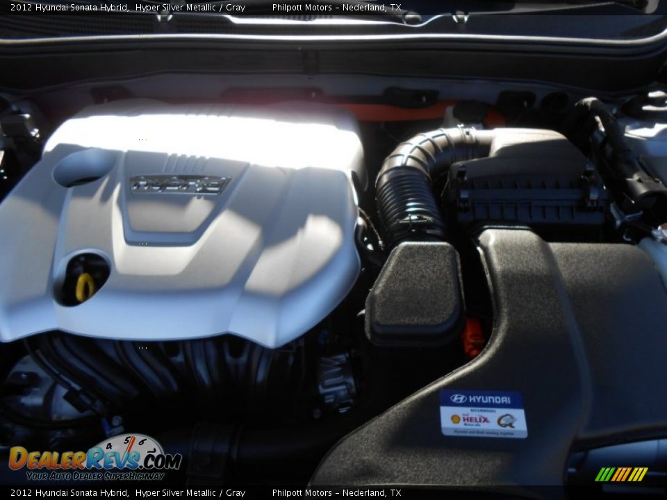 2012 Hyundai Sonata Hybrid Hyper Silver Metallic / Gray Photo #20