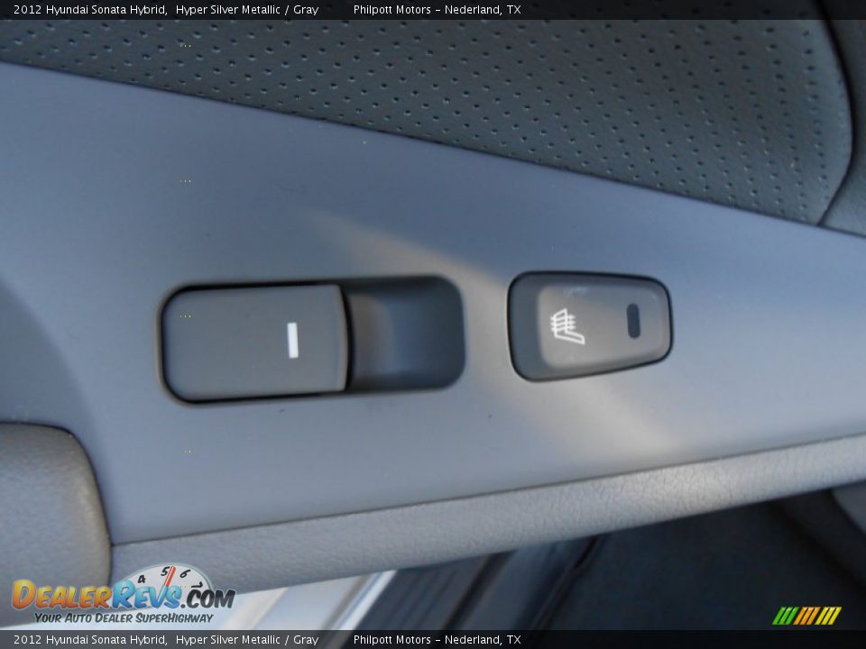 2012 Hyundai Sonata Hybrid Hyper Silver Metallic / Gray Photo #23