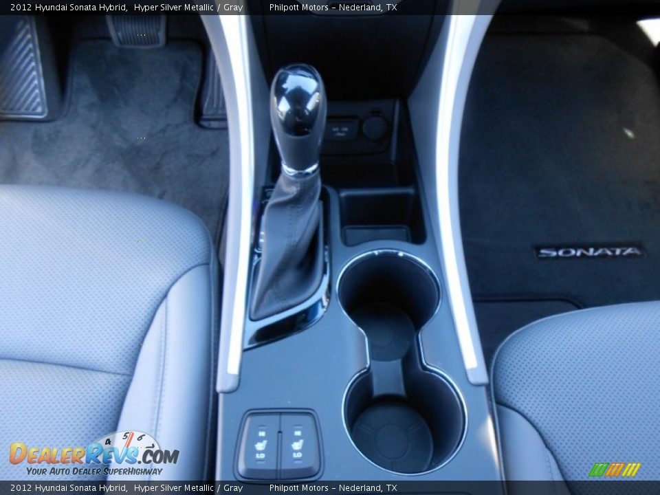 2012 Hyundai Sonata Hybrid Hyper Silver Metallic / Gray Photo #33