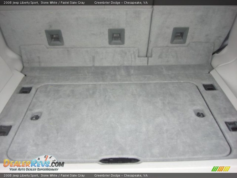 2008 Jeep Liberty Sport Stone White / Pastel Slate Gray Photo #11