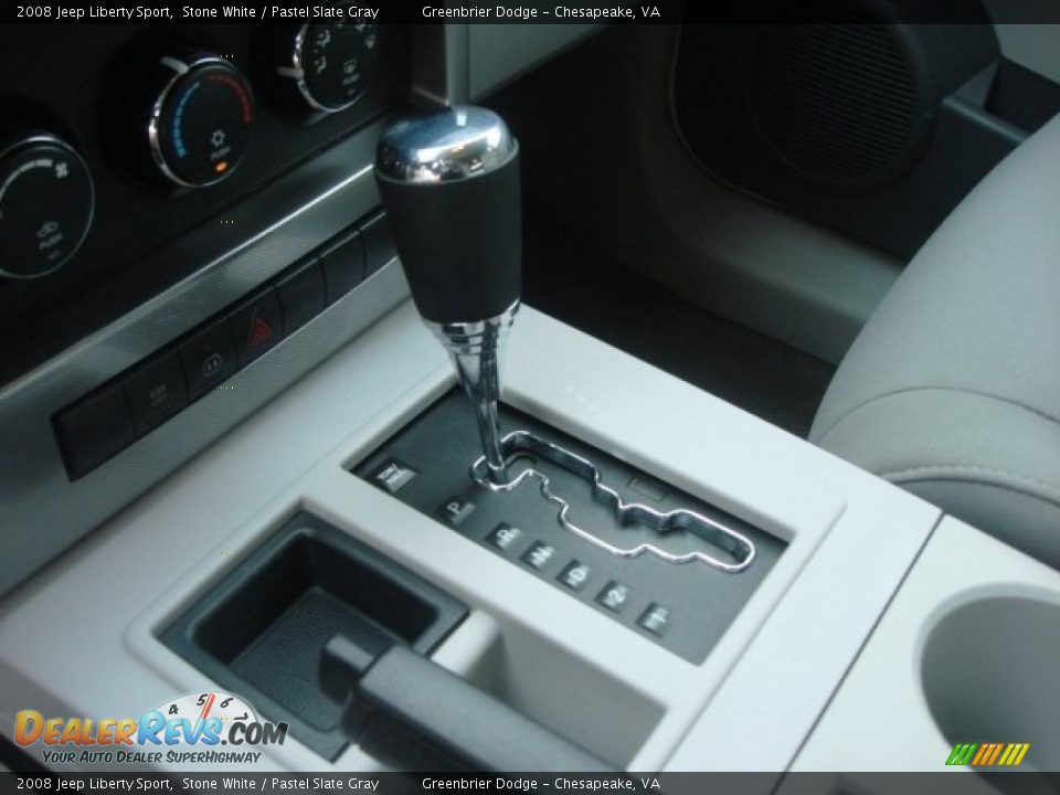 2008 Jeep Liberty Sport Stone White / Pastel Slate Gray Photo #18