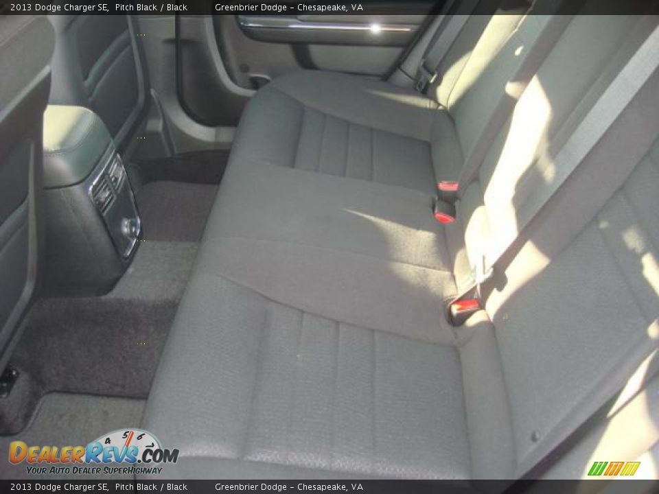 2013 Dodge Charger SE Pitch Black / Black Photo #6