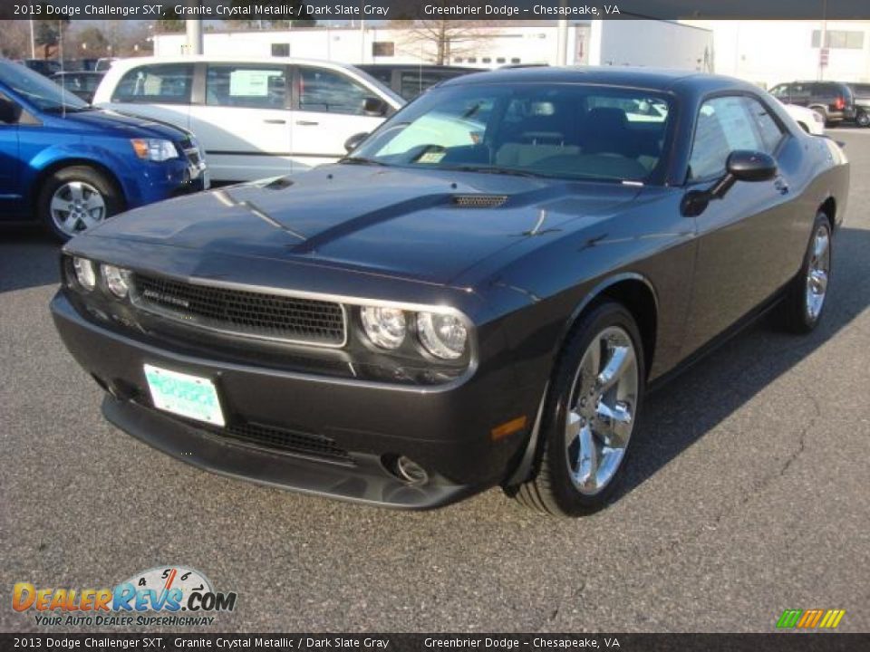 2013 Dodge Challenger SXT Granite Crystal Metallic / Dark Slate Gray Photo #1