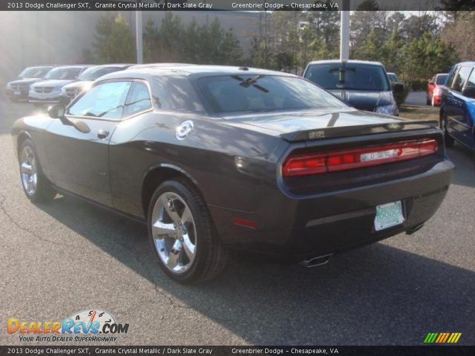 2013 Dodge Challenger SXT Granite Crystal Metallic / Dark Slate Gray Photo #3