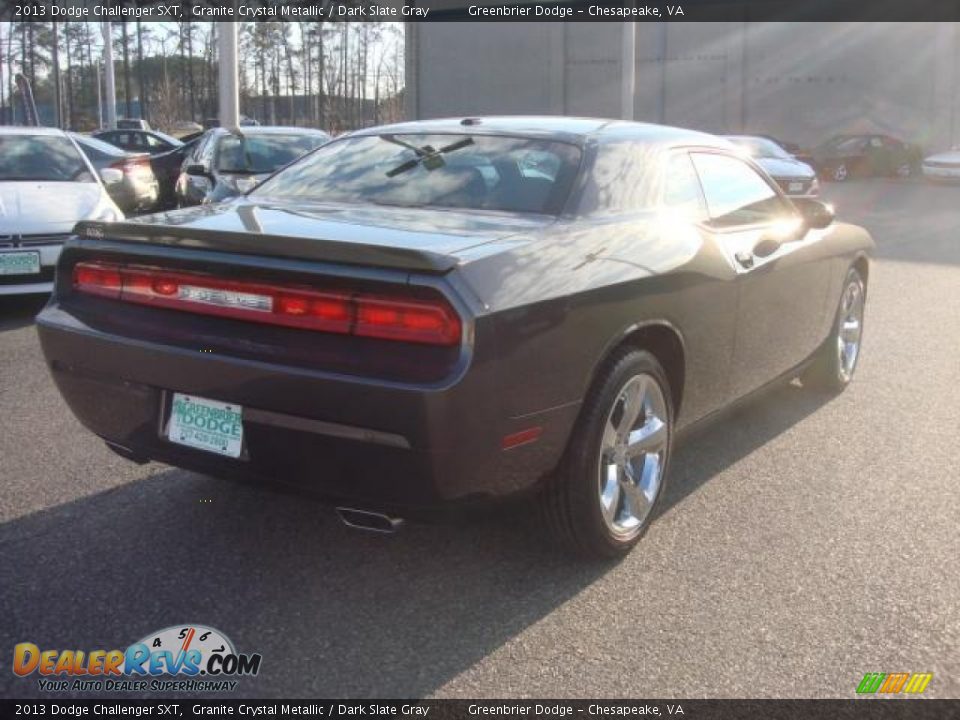 2013 Dodge Challenger SXT Granite Crystal Metallic / Dark Slate Gray Photo #4