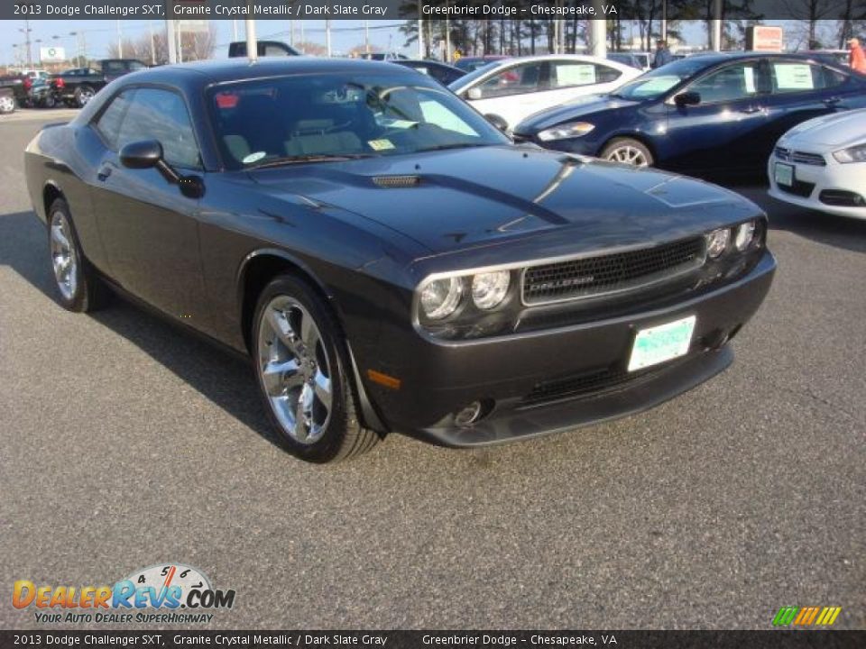 2013 Dodge Challenger SXT Granite Crystal Metallic / Dark Slate Gray Photo #5