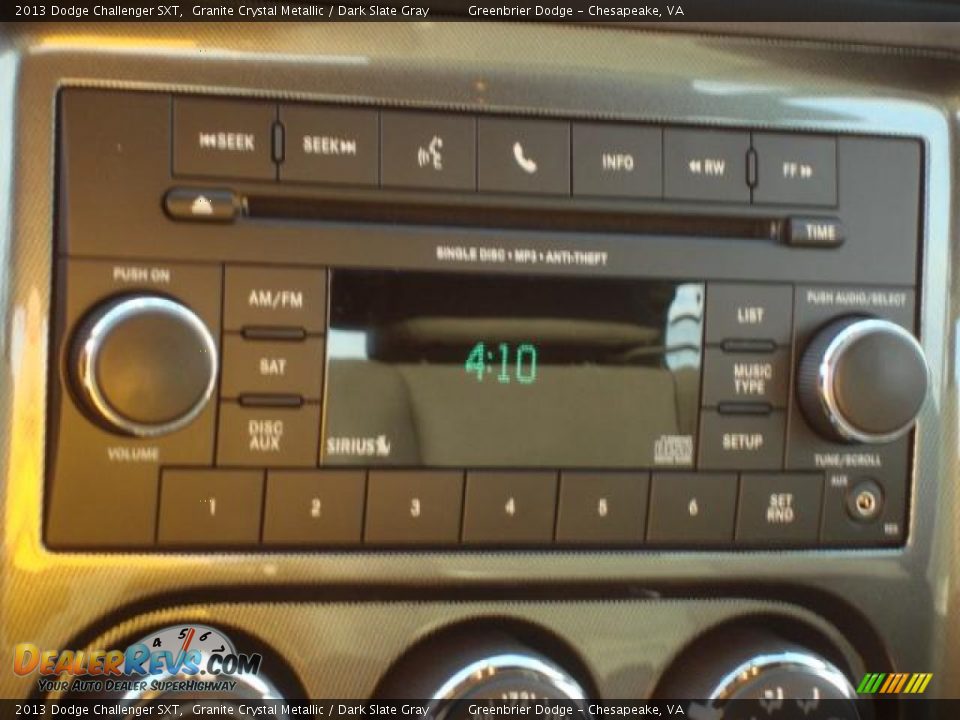 2013 Dodge Challenger SXT Granite Crystal Metallic / Dark Slate Gray Photo #9