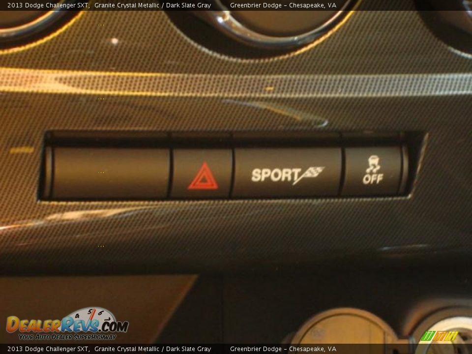 2013 Dodge Challenger SXT Granite Crystal Metallic / Dark Slate Gray Photo #10