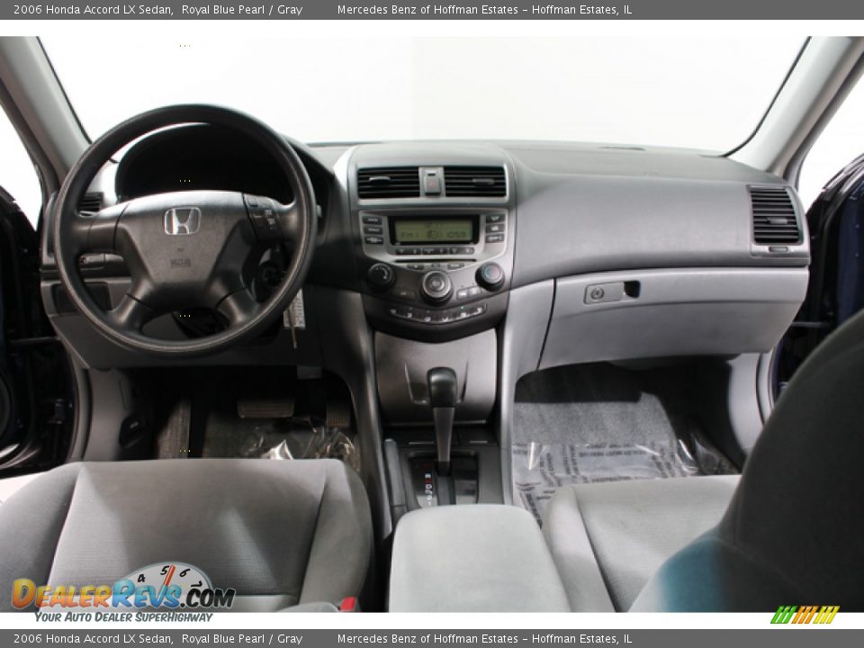 2006 Honda Accord LX Sedan Royal Blue Pearl / Gray Photo #6