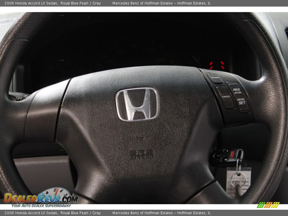2006 Honda Accord LX Sedan Royal Blue Pearl / Gray Photo #8