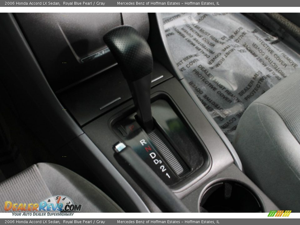 2006 Honda Accord LX Sedan Royal Blue Pearl / Gray Photo #12