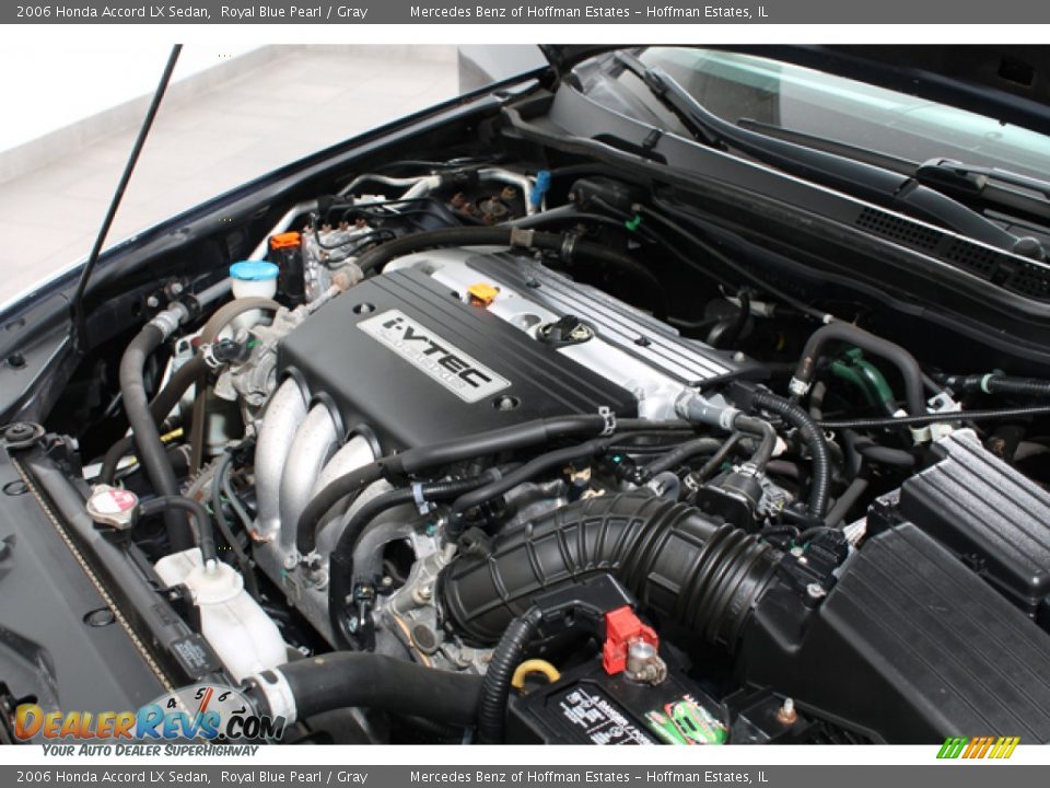 2006 Honda Accord LX Sedan Royal Blue Pearl / Gray Photo #23
