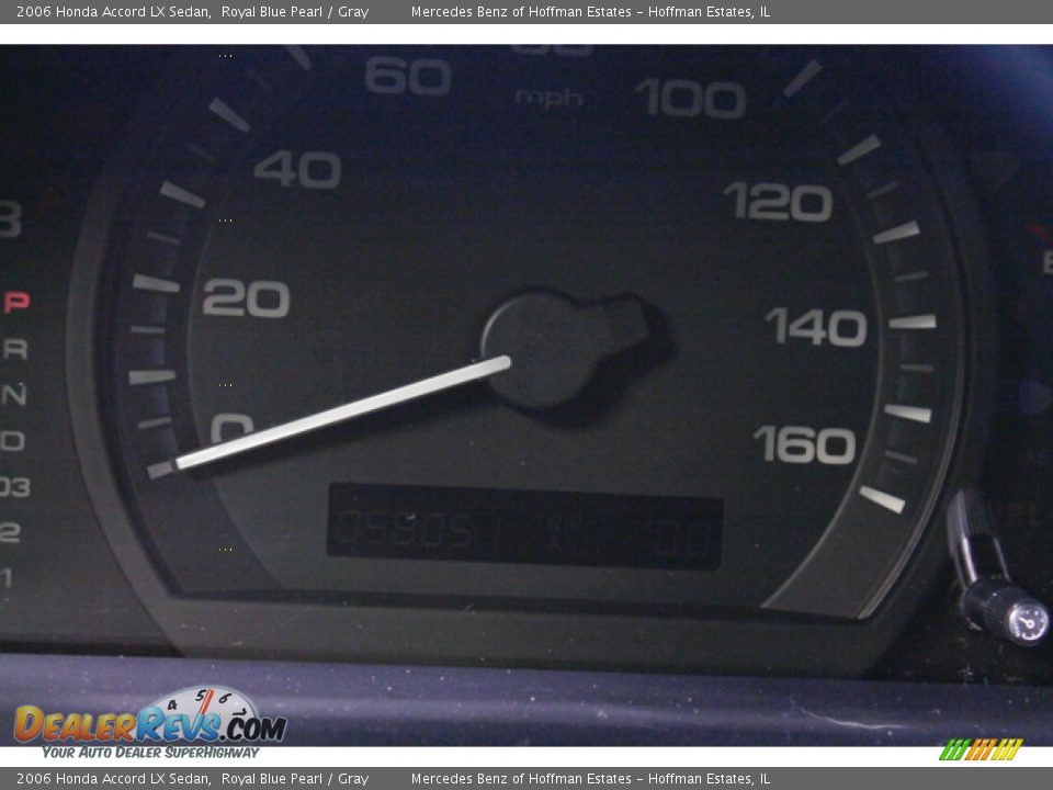 2006 Honda Accord LX Sedan Royal Blue Pearl / Gray Photo #24