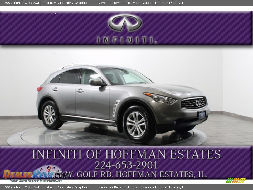 2009 Infiniti FX 35 AWD Platinum Graphite / Graphite Photo #1