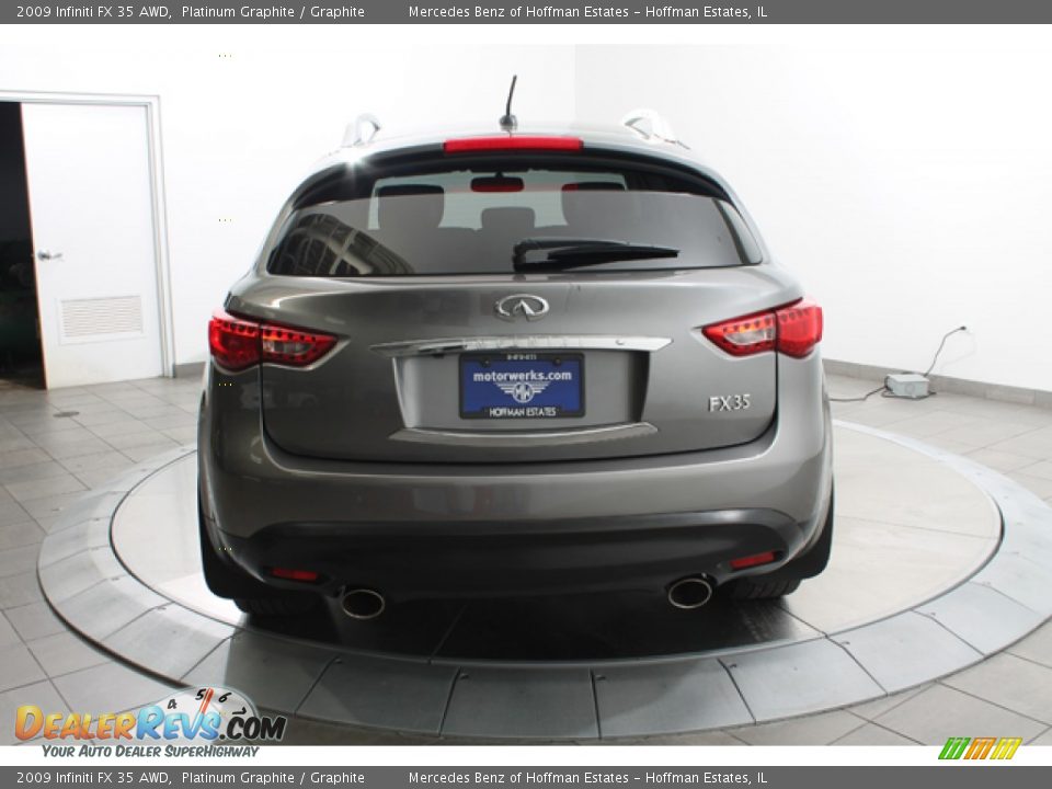 2009 Infiniti FX 35 AWD Platinum Graphite / Graphite Photo #4