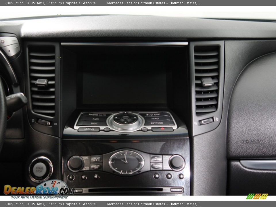 2009 Infiniti FX 35 AWD Platinum Graphite / Graphite Photo #10