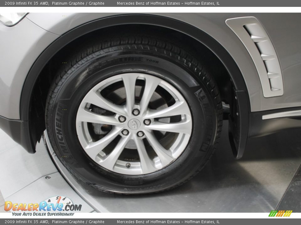 2009 Infiniti FX 35 AWD Platinum Graphite / Graphite Photo #28