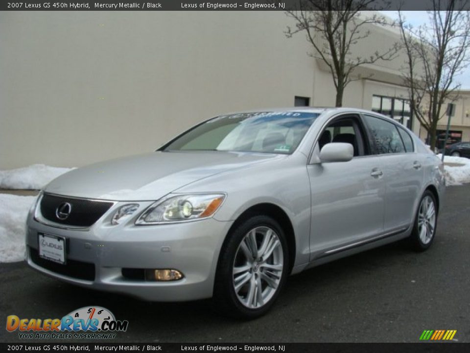 2007 Lexus GS 450h Hybrid Mercury Metallic / Black Photo #1