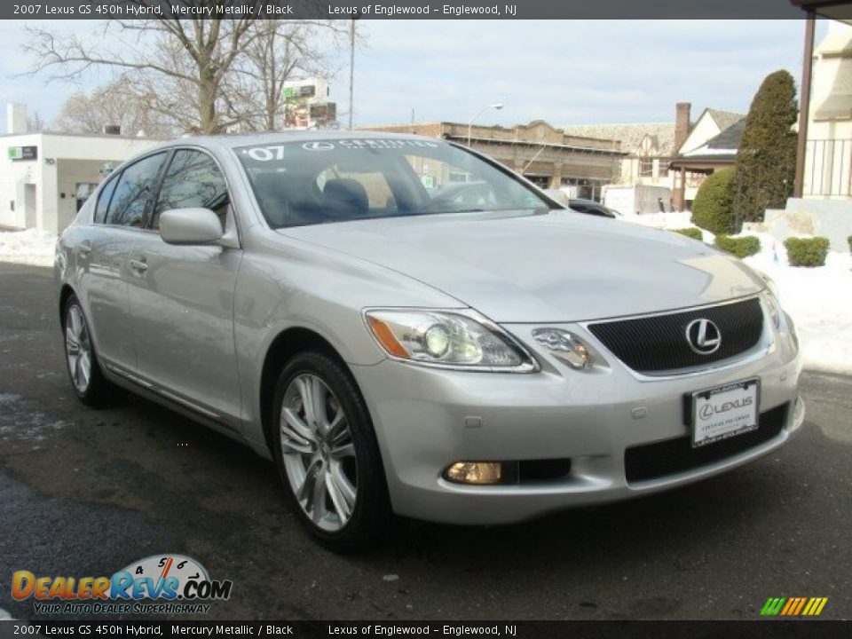 2007 Lexus GS 450h Hybrid Mercury Metallic / Black Photo #3