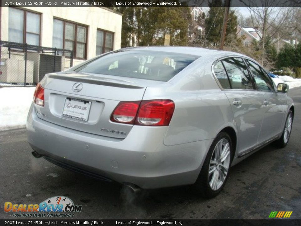2007 Lexus GS 450h Hybrid Mercury Metallic / Black Photo #4