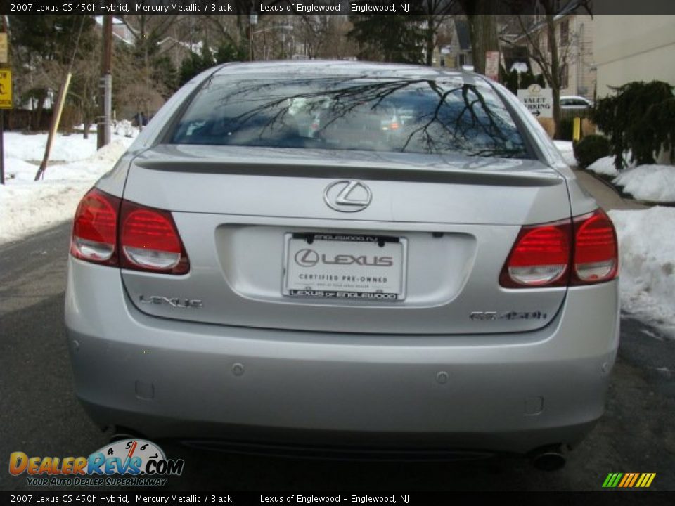 2007 Lexus GS 450h Hybrid Mercury Metallic / Black Photo #5