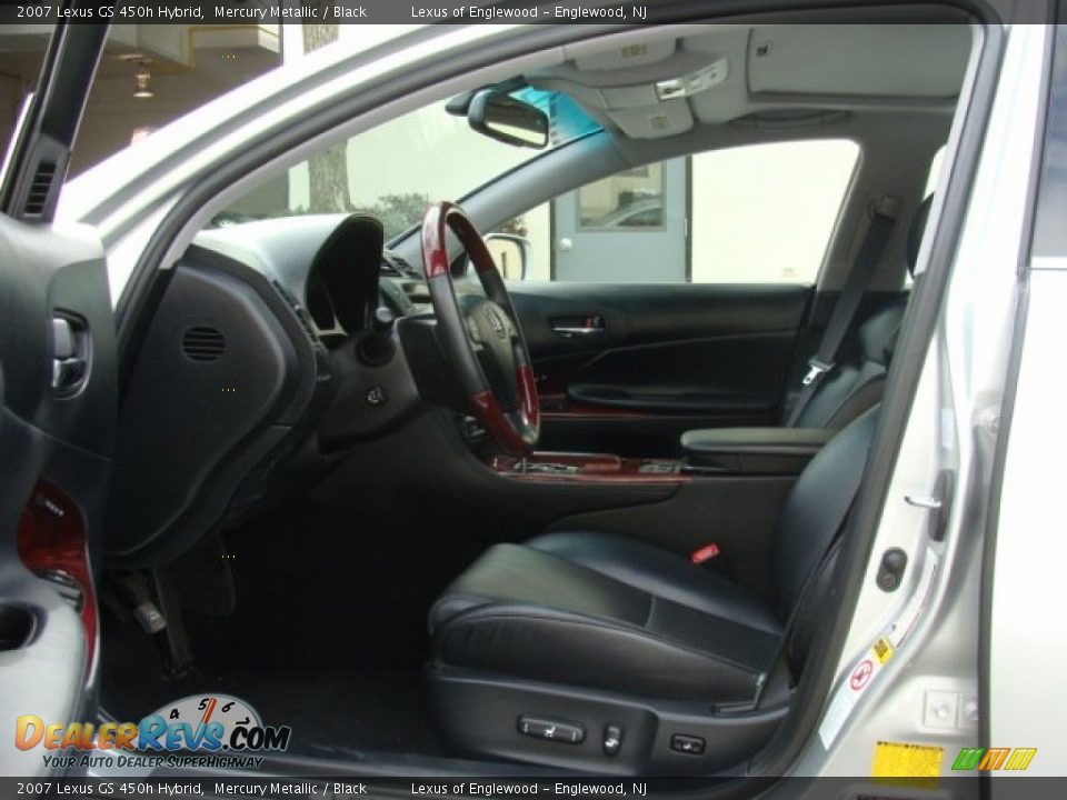 2007 Lexus GS 450h Hybrid Mercury Metallic / Black Photo #7