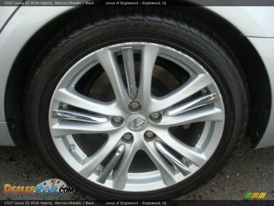 2007 Lexus GS 450h Hybrid Mercury Metallic / Black Photo #14