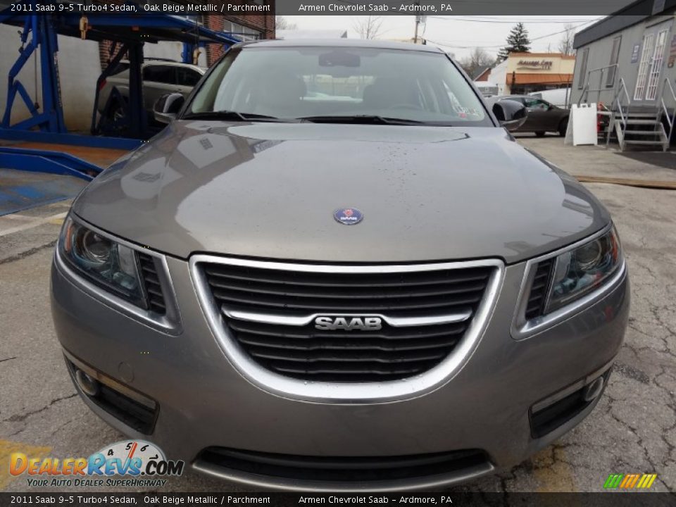 2011 Saab 9-5 Turbo4 Sedan Oak Beige Metallic / Parchment Photo #3