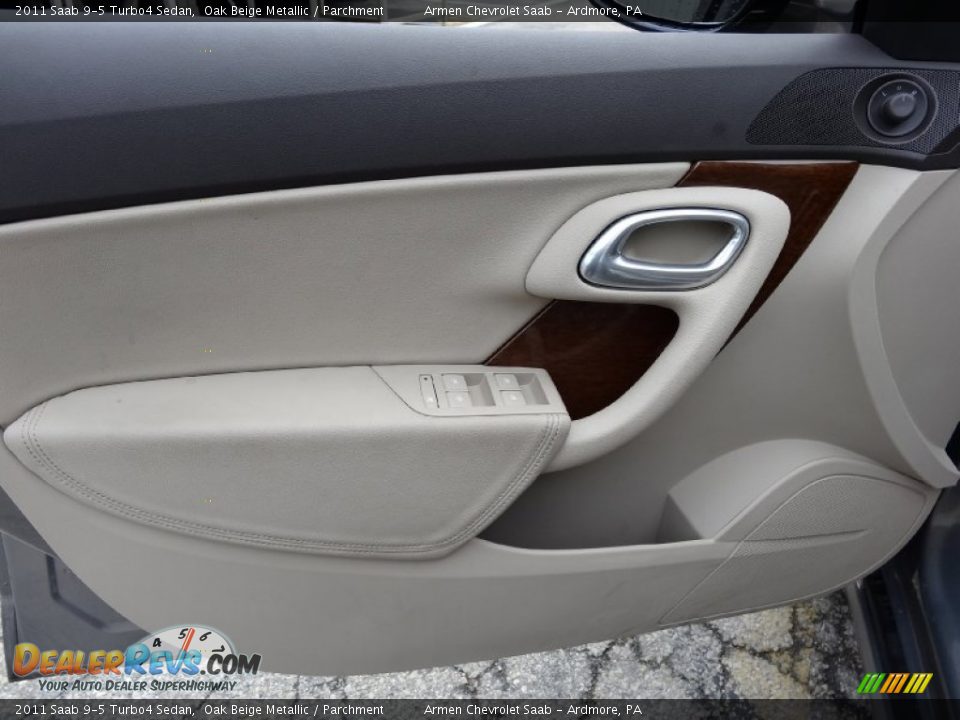 2011 Saab 9-5 Turbo4 Sedan Oak Beige Metallic / Parchment Photo #12