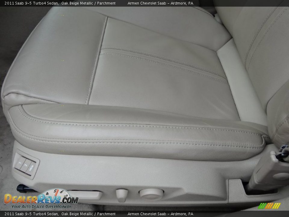 2011 Saab 9-5 Turbo4 Sedan Oak Beige Metallic / Parchment Photo #14