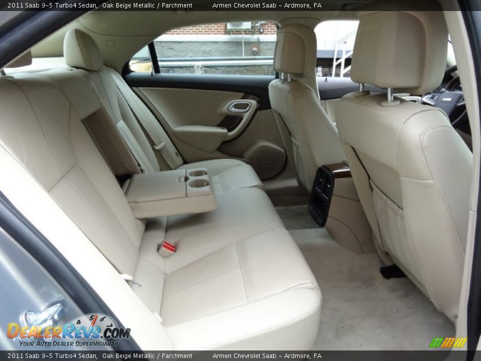 2011 Saab 9-5 Turbo4 Sedan Oak Beige Metallic / Parchment Photo #18