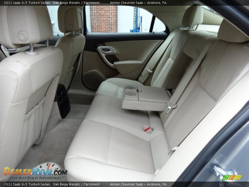 2011 Saab 9-5 Turbo4 Sedan Oak Beige Metallic / Parchment Photo #19