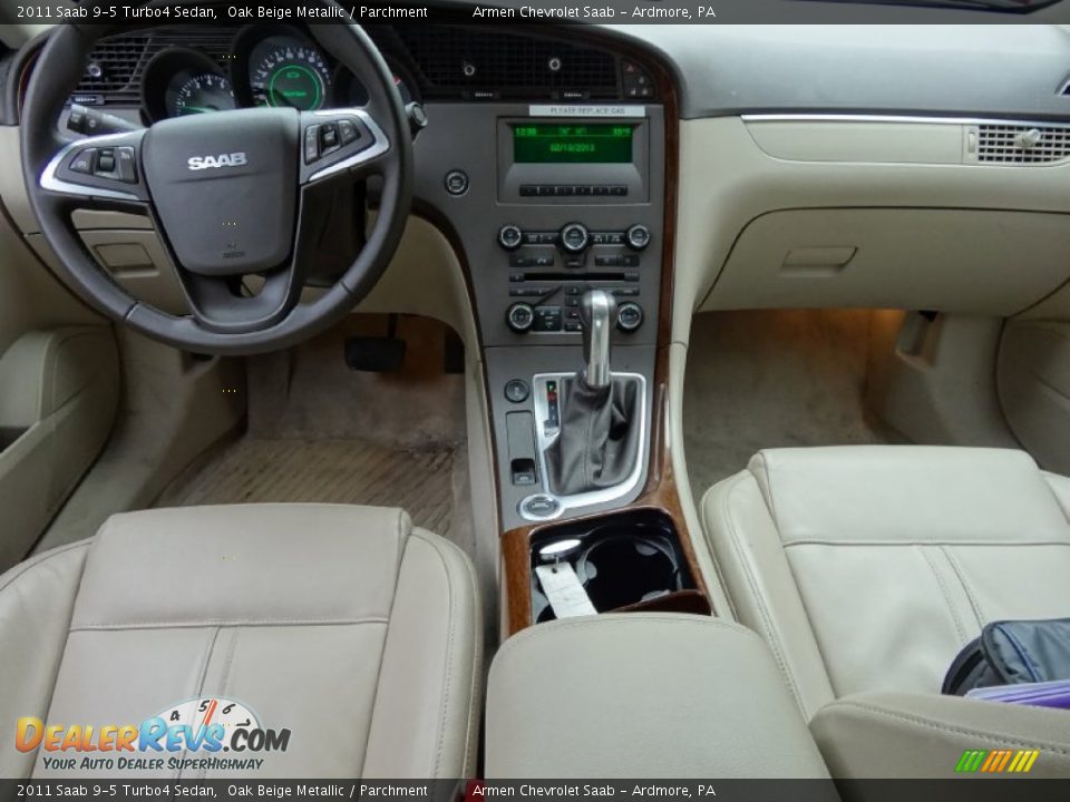 2011 Saab 9-5 Turbo4 Sedan Oak Beige Metallic / Parchment Photo #20