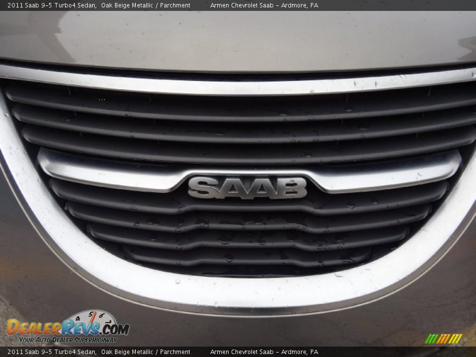 2011 Saab 9-5 Turbo4 Sedan Oak Beige Metallic / Parchment Photo #22