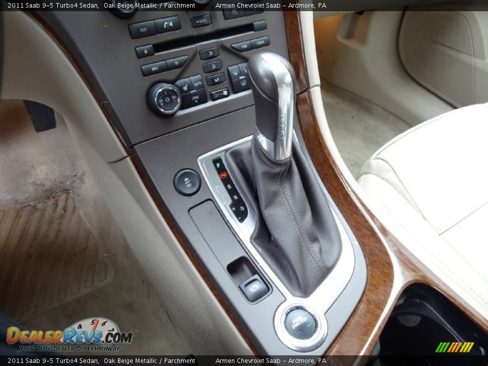 2011 Saab 9-5 Turbo4 Sedan Oak Beige Metallic / Parchment Photo #26