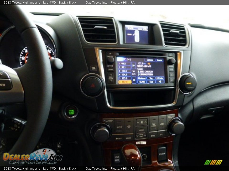 2013 Toyota Highlander Limited 4WD Black / Black Photo #18