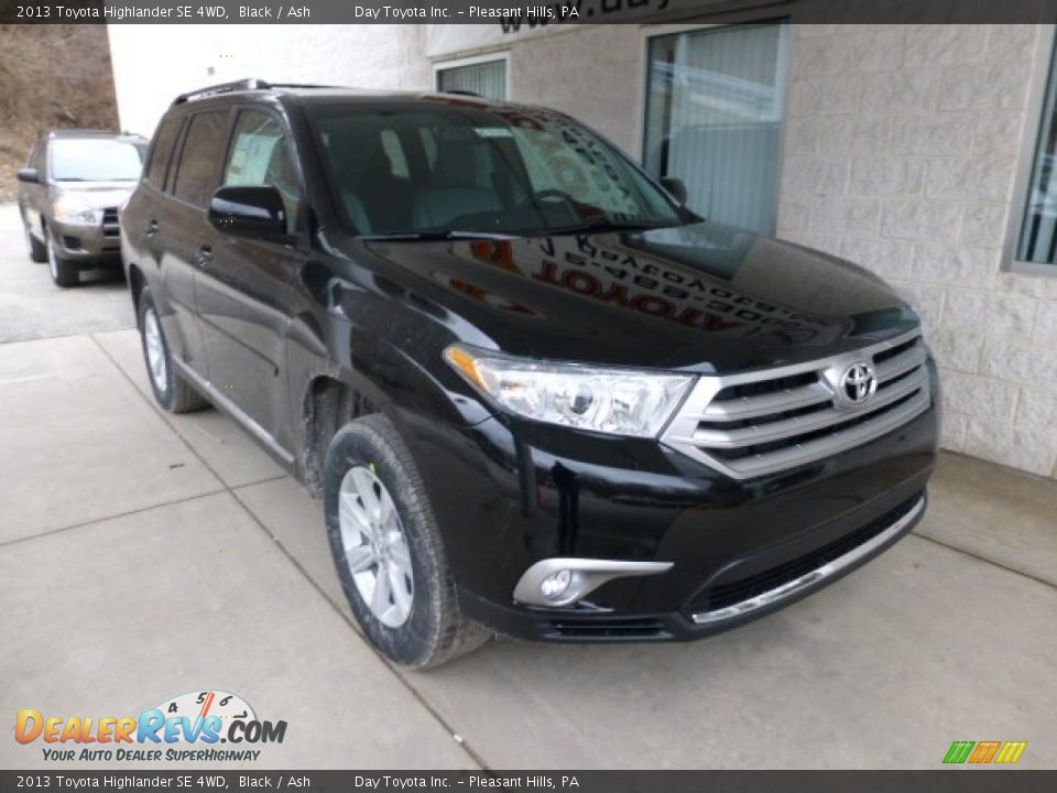 2013 Toyota Highlander SE 4WD Black / Ash Photo #7