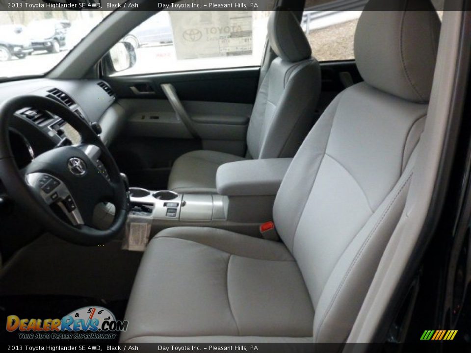 2013 Toyota Highlander SE 4WD Black / Ash Photo #13
