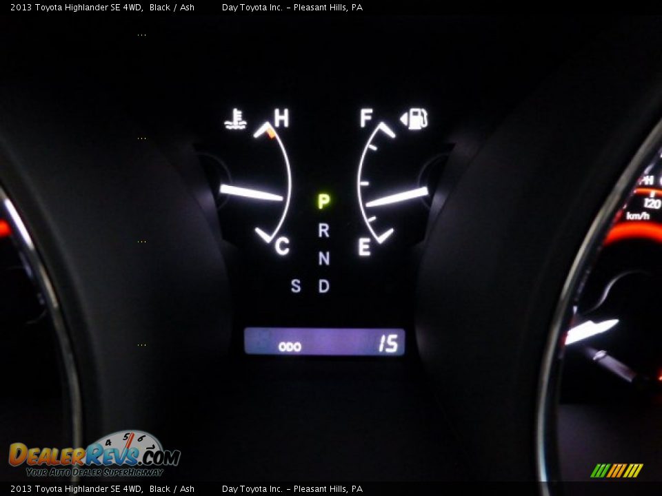 2013 Toyota Highlander SE 4WD Black / Ash Photo #19