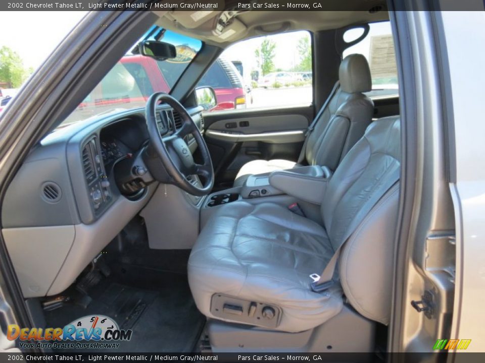 2002 Chevrolet Tahoe LT Light Pewter Metallic / Medium Gray/Neutral Photo #6