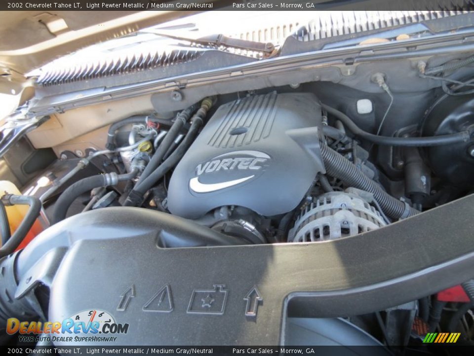 2002 Chevrolet Tahoe LT Light Pewter Metallic / Medium Gray/Neutral Photo #16