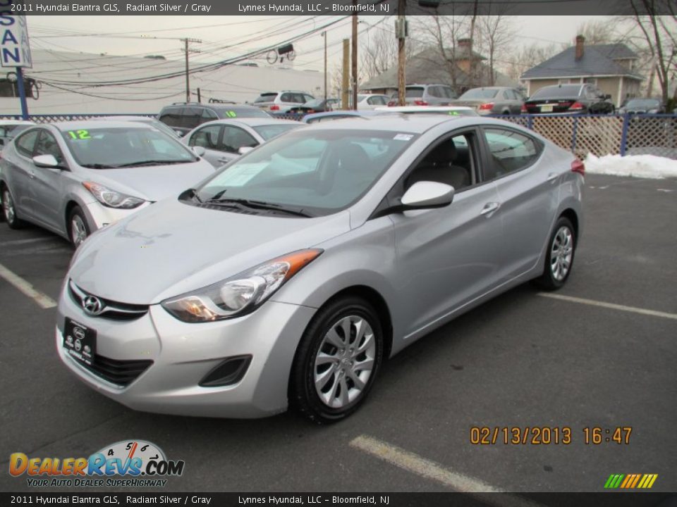 2011 Hyundai Elantra GLS Radiant Silver / Gray Photo #2