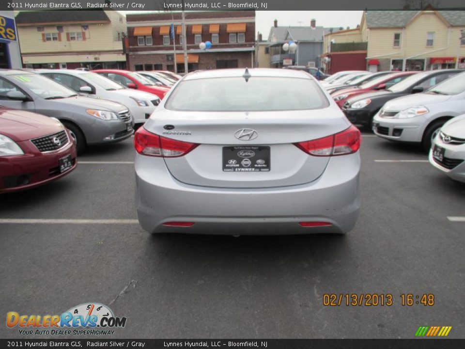 2011 Hyundai Elantra GLS Radiant Silver / Gray Photo #4